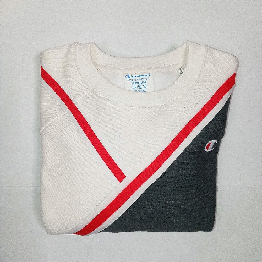 Champion Reverse Weave Colorblock Crew Neck - Picture 8 of 10